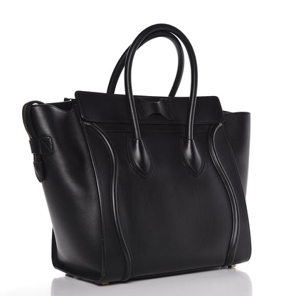 Celine Smooth Calfskin Mini Luggage Black 3 of 14
