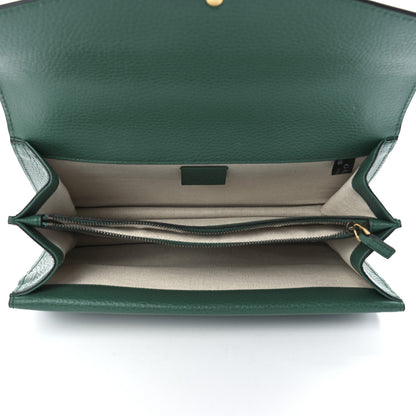 Gucci Pebbled Calfskin Small Dionysus Shoulder Bag Emerald 5 of 13