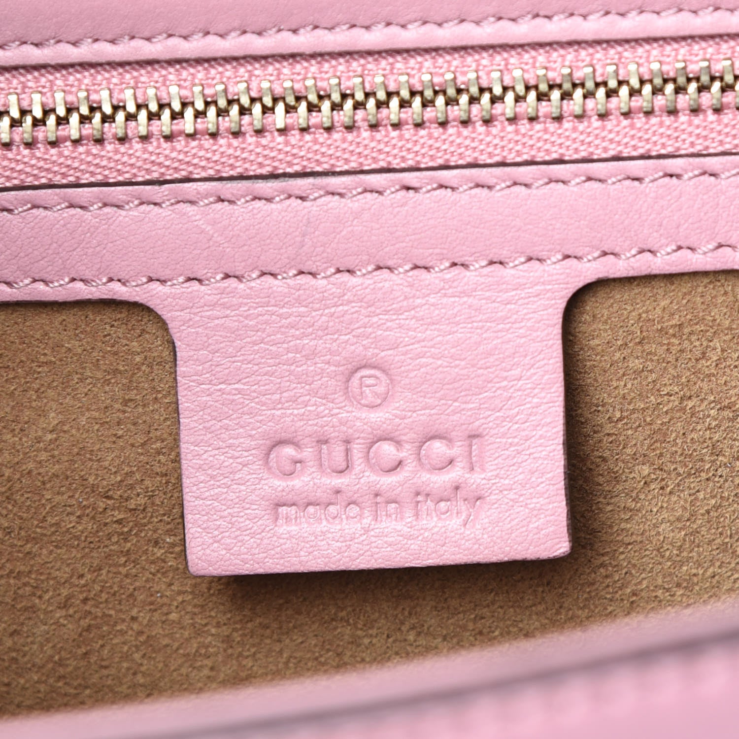 Gucci Moon Calfskin Medium Padlock Shoulder Bag Carmine Rose 6 of 10