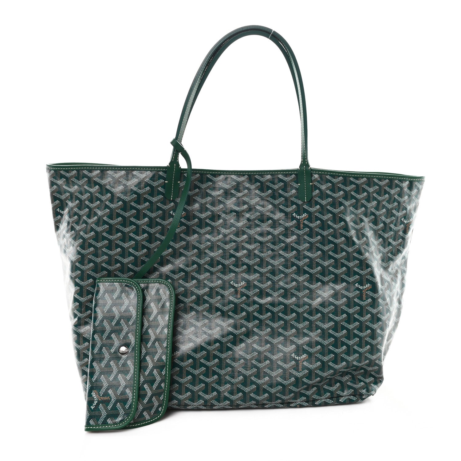 Goyard Goyardine Saint Louis GM Green 2 of 12