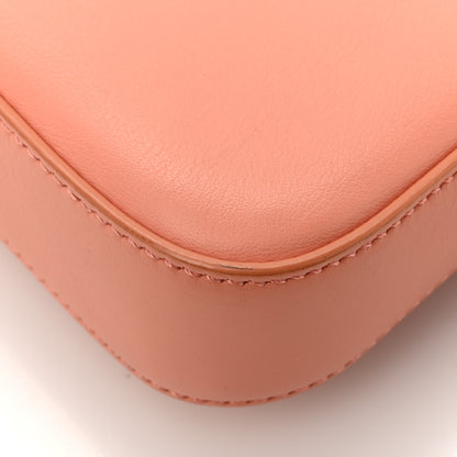 Fendi Vitello Flamingo Crystal Baguette Rosa Pesca 15 of 17