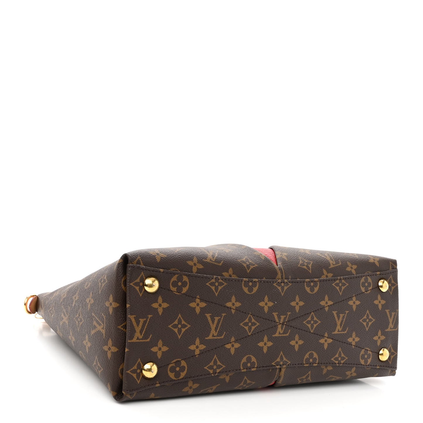 Monogram V Tote MM Cherry