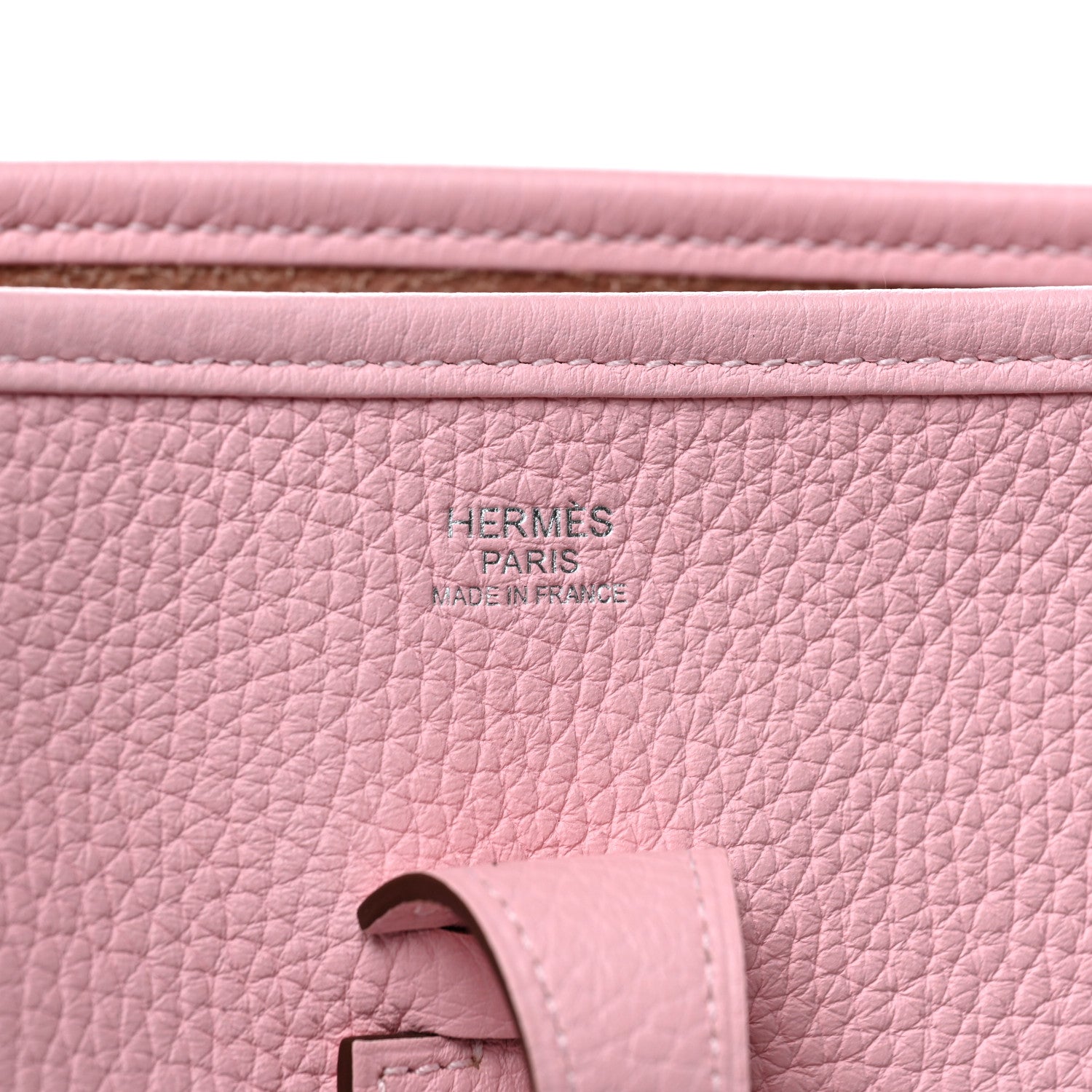 Hermes Taurillon Clemence Evelyne III PM Rose Sakura 6 of 9