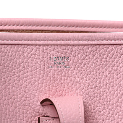 Hermes Taurillon Clemence Evelyne III PM Rose Sakura 6 of 9