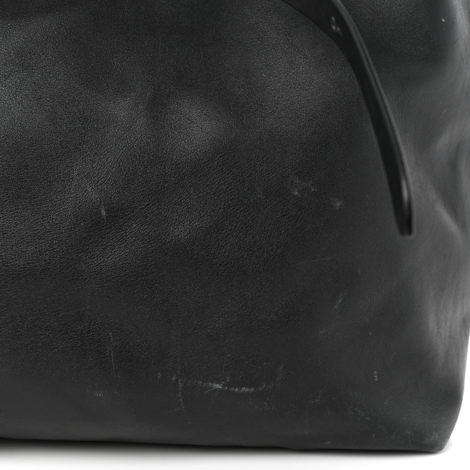 Burberry Calfskin Large Belt Tote Black 12 of 13