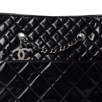 Chanel Vinyl Quilted Large In The Business Tote Black 10 of 10