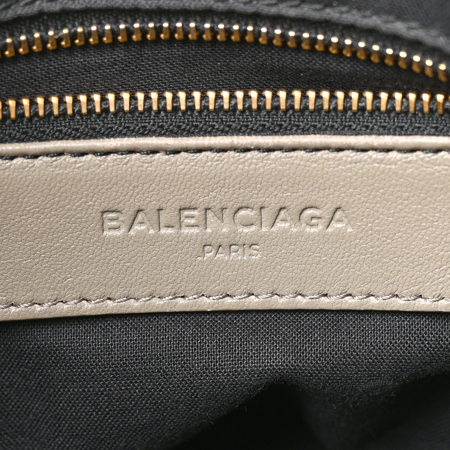Balenciaga Chevre Gold Metallic Edge Hardware Mini City Gris Taupe 7 of 11