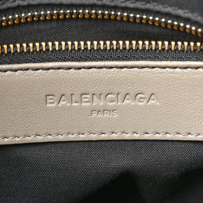 Balenciaga Chevre Gold Metallic Edge Hardware Mini City Gris Taupe 7 of 11