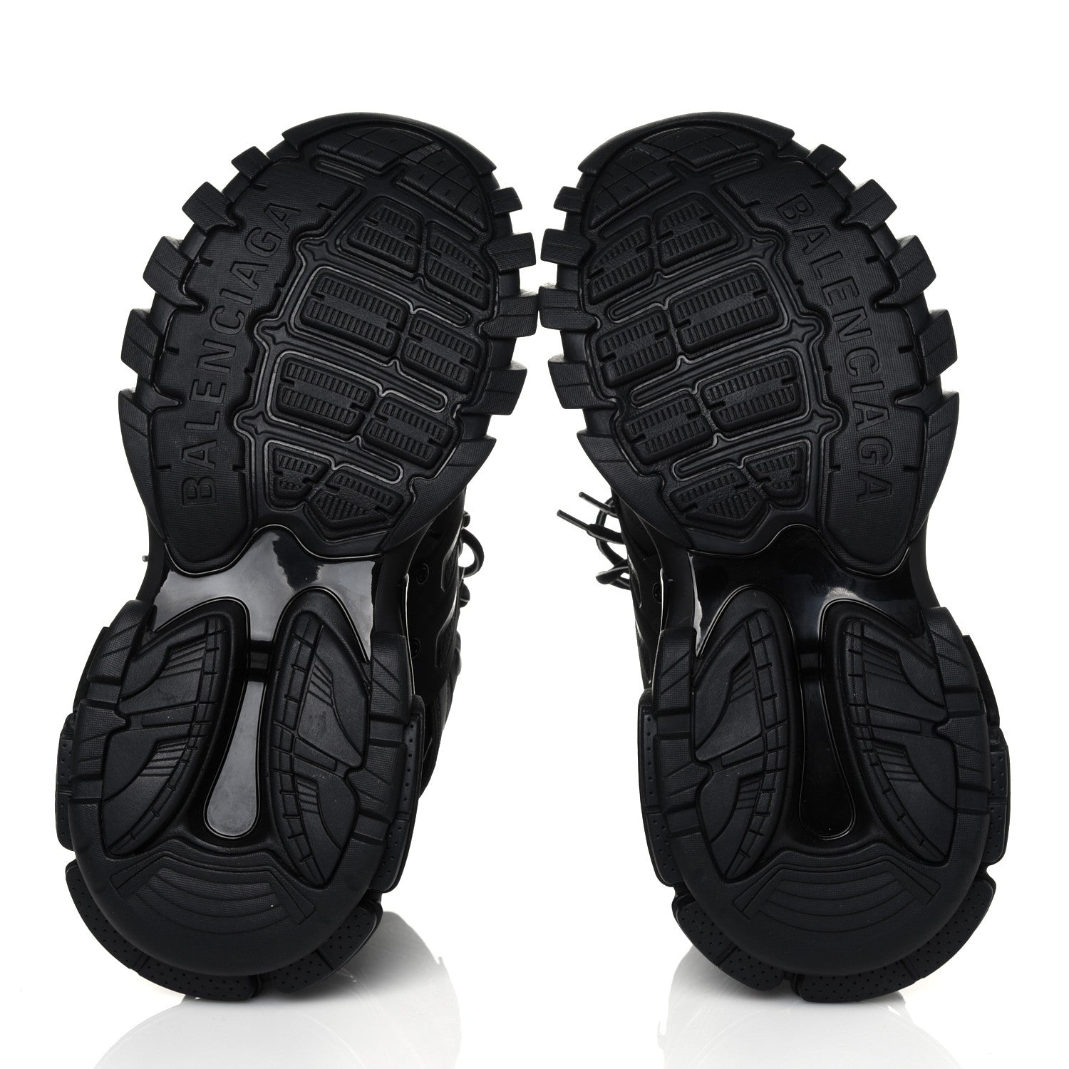 Balenciaga Mesh Nylon Womens Track Hike Sneakers 39 Black 6 of 8