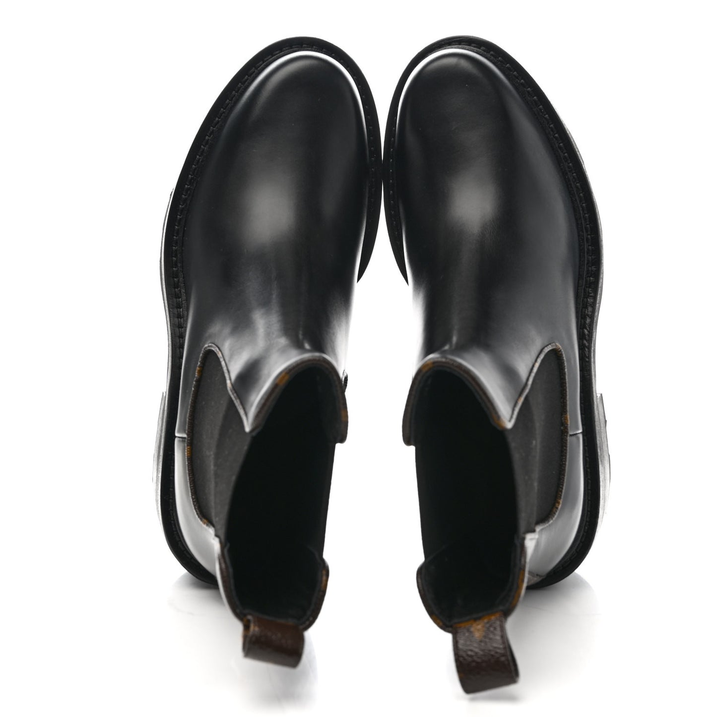 Calfskin Monogram Beaubourg Ankle Boots 38 Black