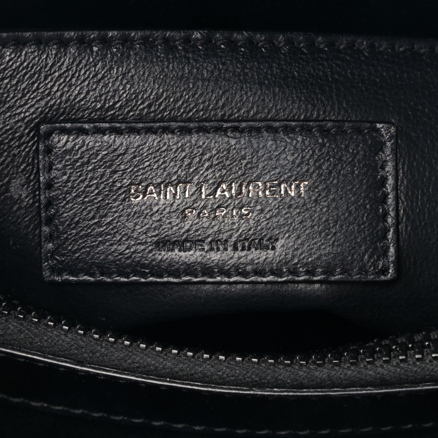 Calfskin Y Quilted Monogram Small Loulou Chain Satchel Black