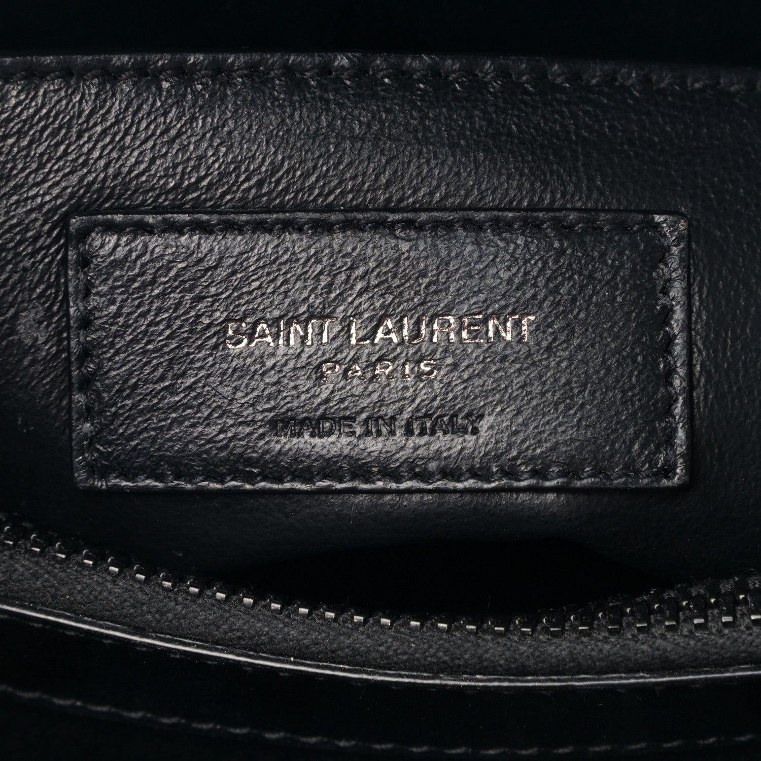 Saint Laurent Calfskin Y Quilted Monogram Small Loulou Chain Satchel Black 6 of 10