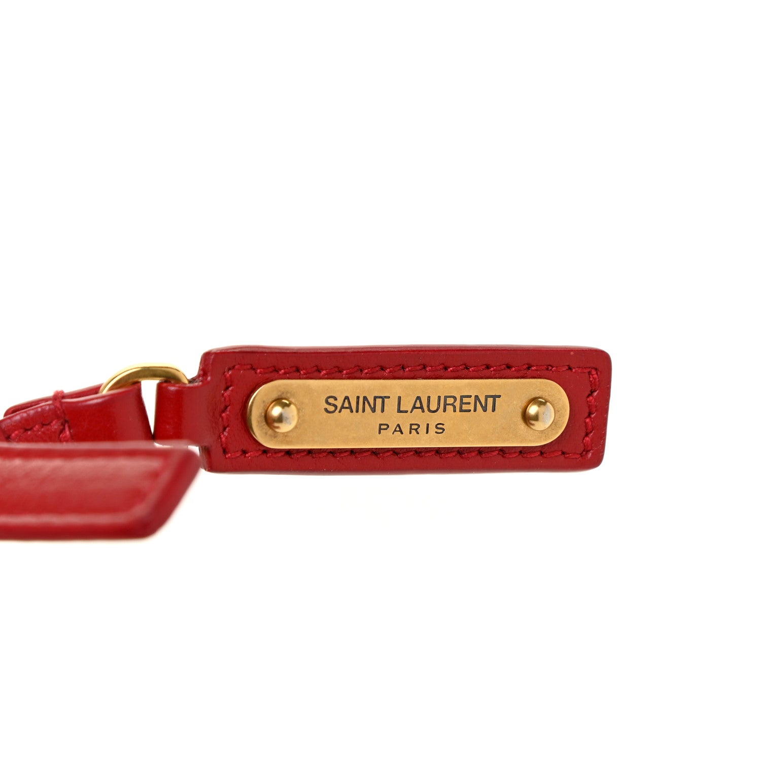 Saint Laurent Calfskin Matelasse Monogram Lou Camera Bag Red 13 of 13