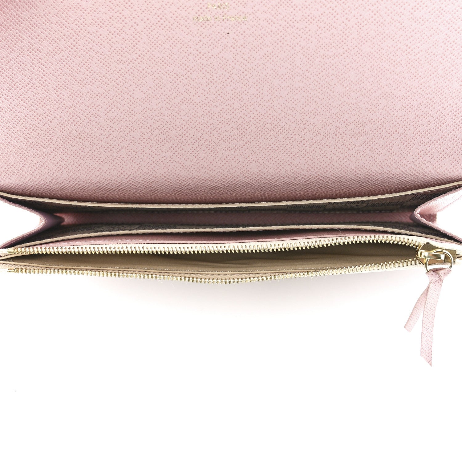 Louis Vuitton Damier Azur Emilie Wallet Rose Ballerine 5 of 11