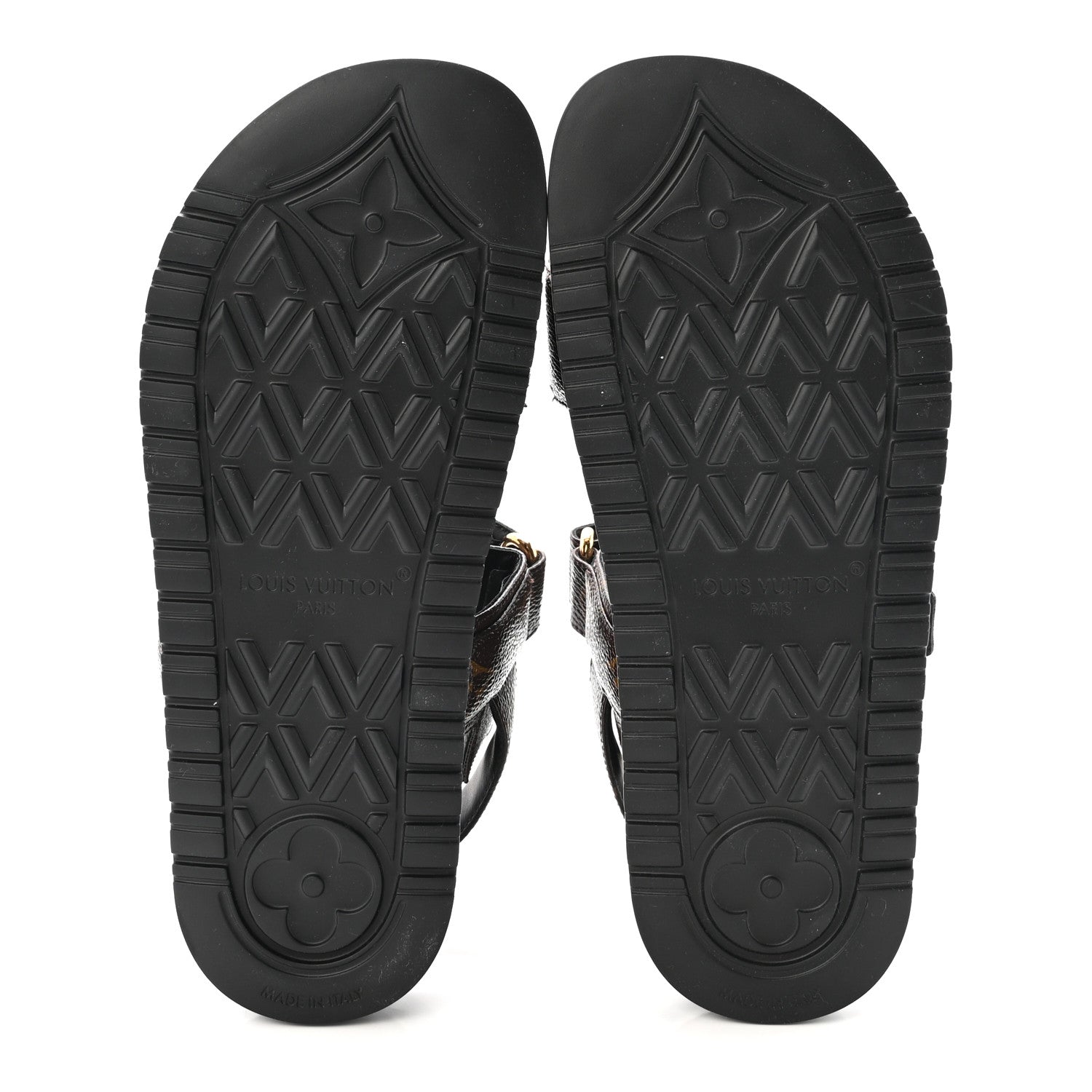Louis Vuitton Monogram LV Sunset Comfort Flat Sandals 37 Cacao Brown 6 of 10