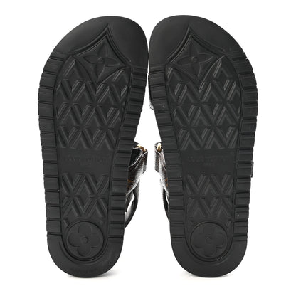 Louis Vuitton Monogram LV Sunset Comfort Flat Sandals 37 Cacao Brown 6 of 10