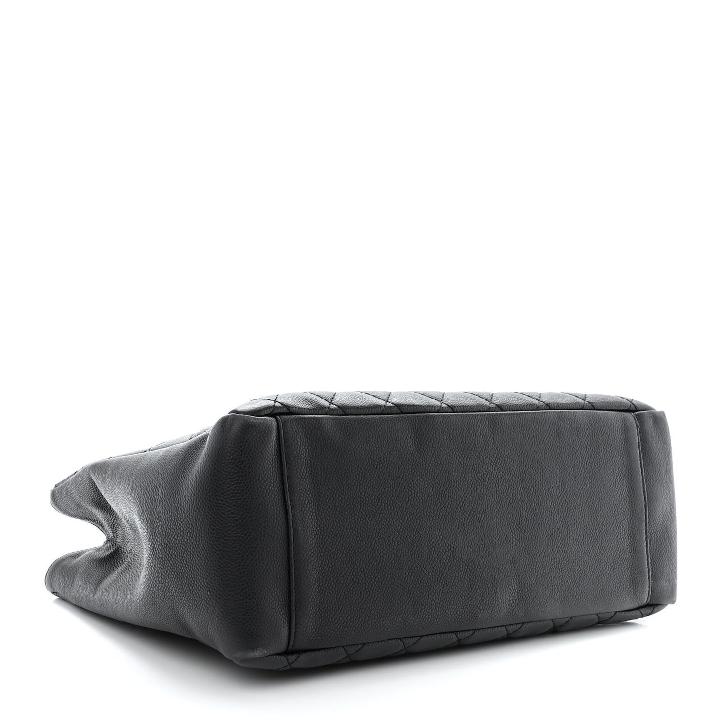 Caviar Quilted Grand Shopping Tote GST Black