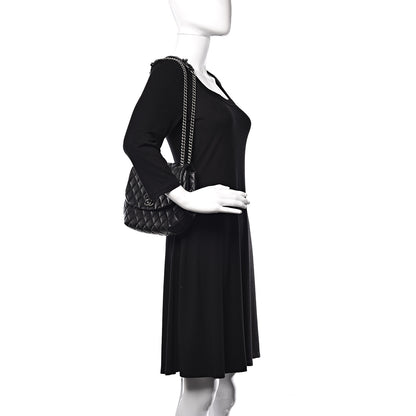 Chanel Lambskin Quilted Small Daily Supple Flap Black 2 of 12