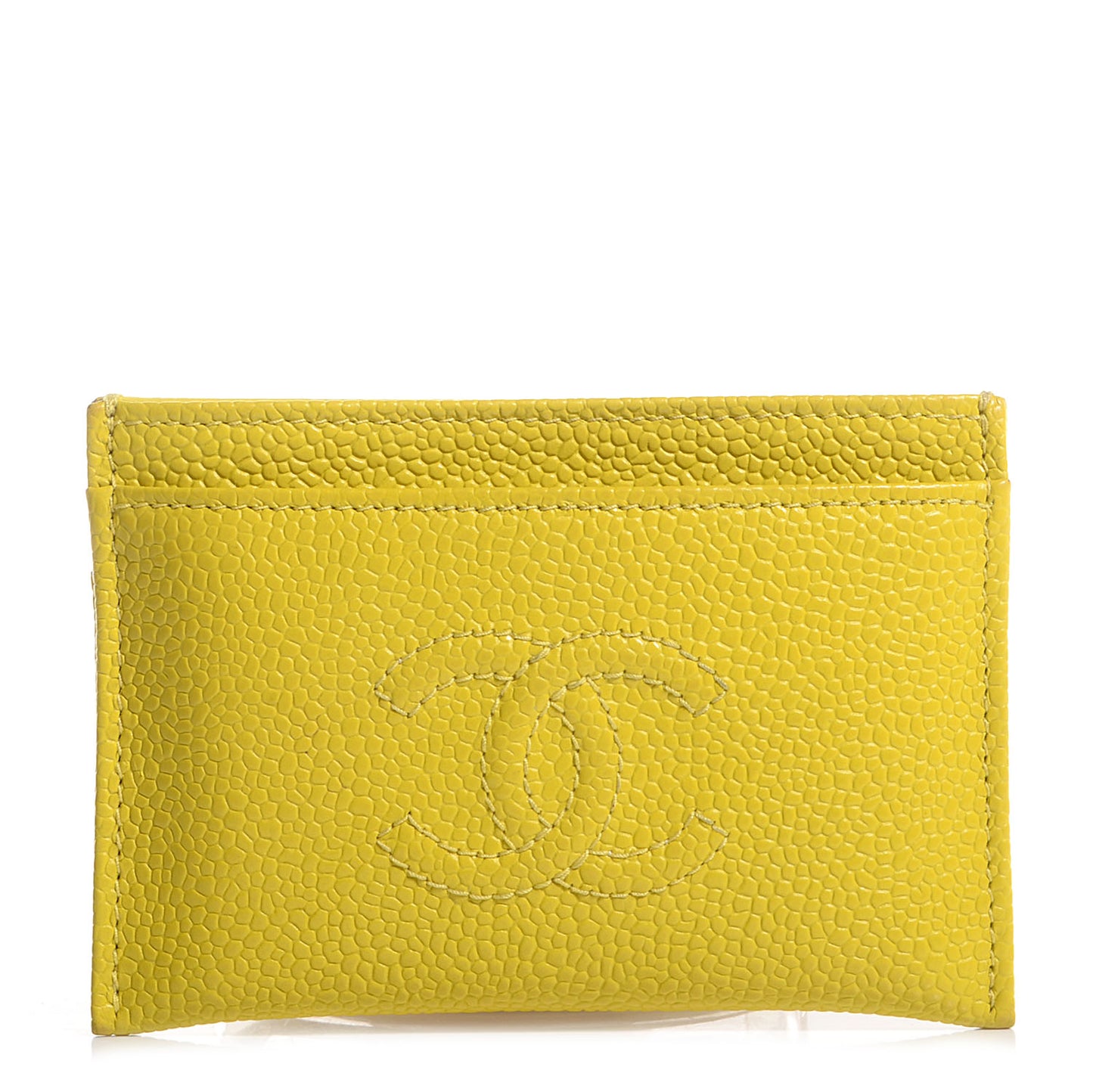 Caviar CC Timeless Card Holder Yellow