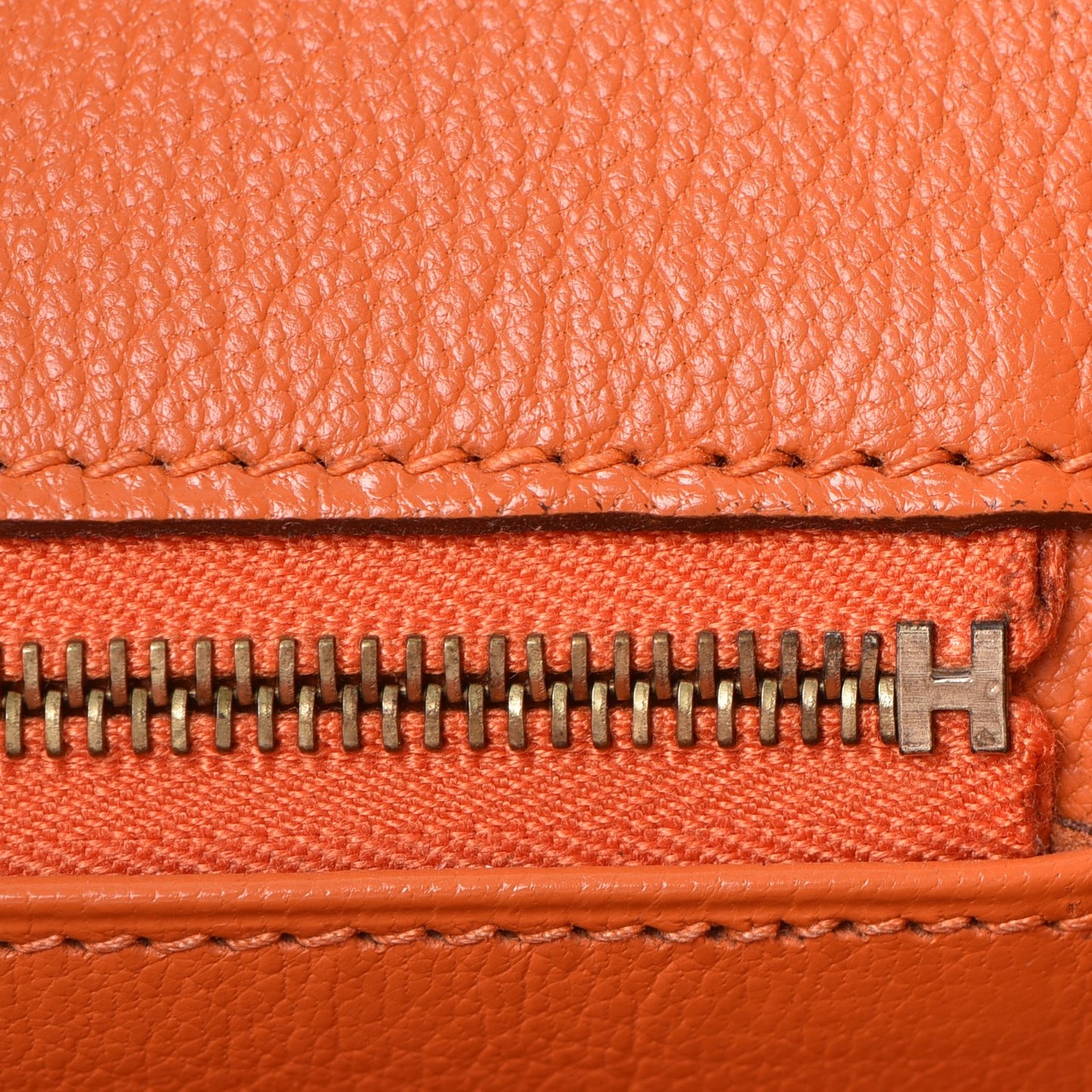Togo Vibrato Birkin 35 Orange