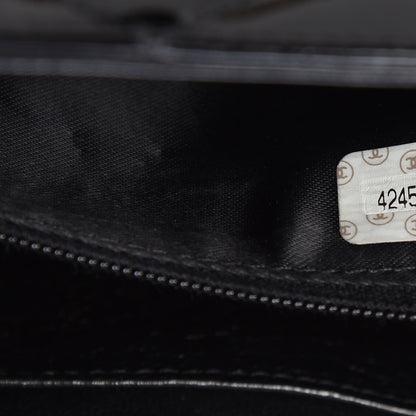 Chanel Patent Quilted Camera Case Black 9 of 9