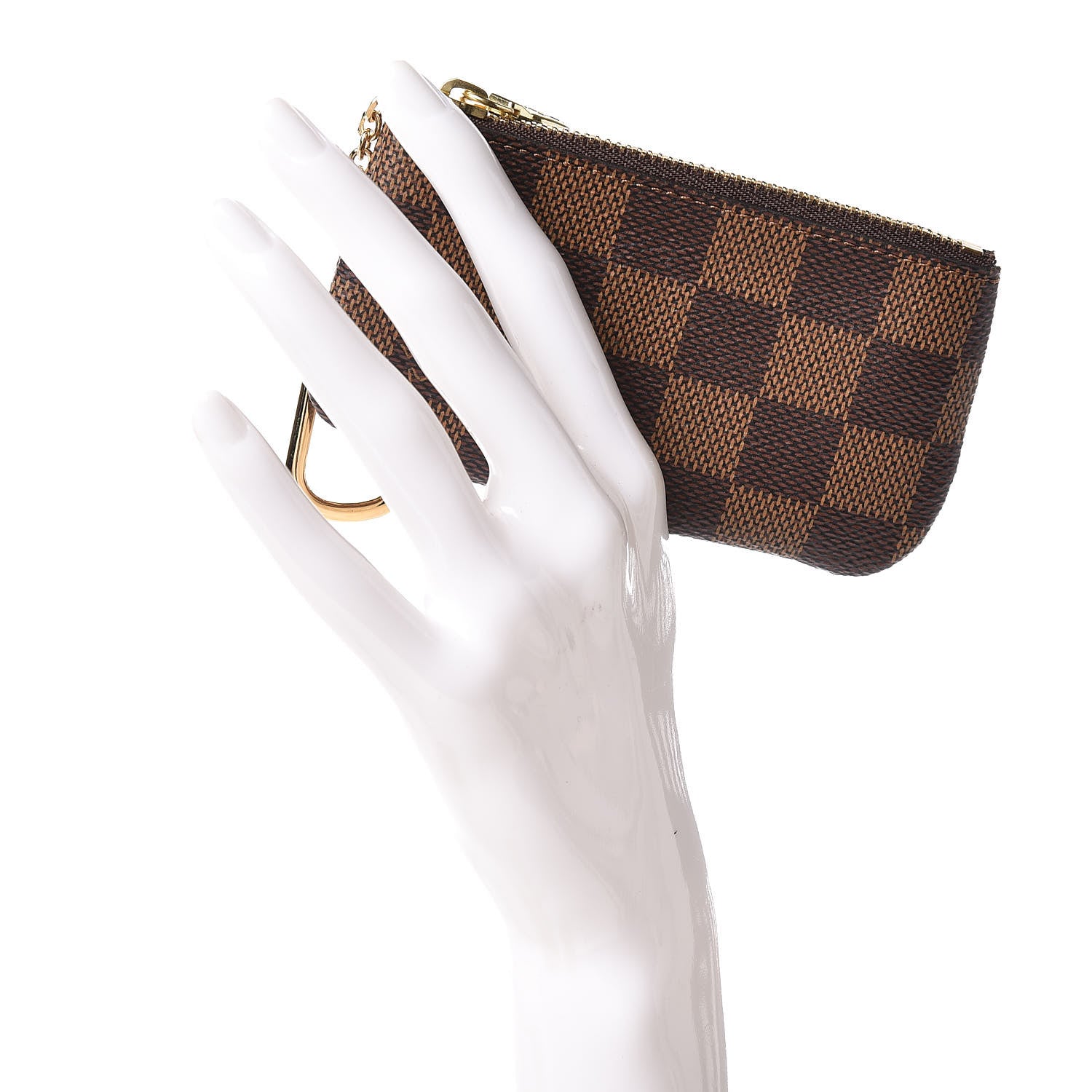 Louis Vuitton Damier Ebene Key Pouch 2 of 7