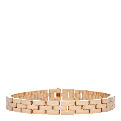 Cartier 18K Yellow Gold Panthere Maillon 3 Link Bracelet 16 1 of 4