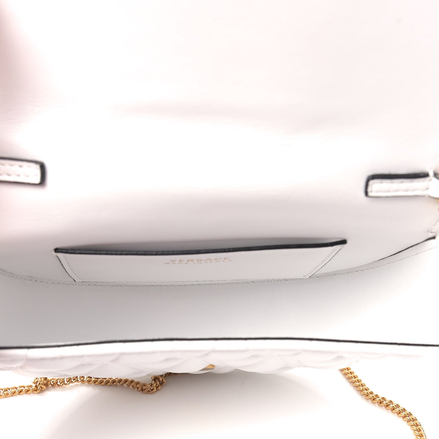 Nappa Quilted Virtus Belt Bag Optical White