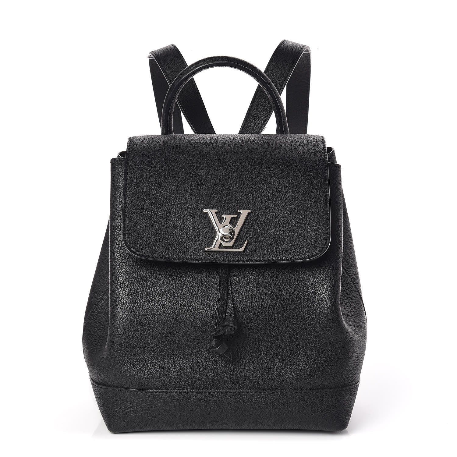 Louis Vuitton Calfskin Lockme Backpack Black 1 of 10
