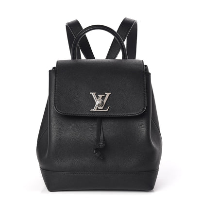 Louis Vuitton Calfskin Lockme Backpack Black 1 of 10