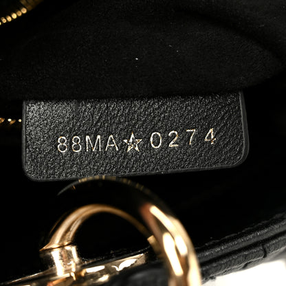 Christian Dior Lambskin Cannage Mini Lady Dior Black 7 of 11