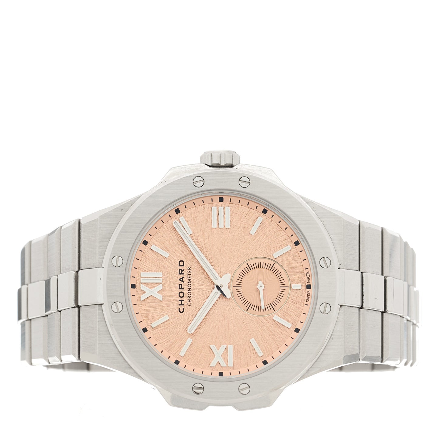 Stainless Steel 41mm Alpine Eagle Automatic Watch Monte Rosa Pink