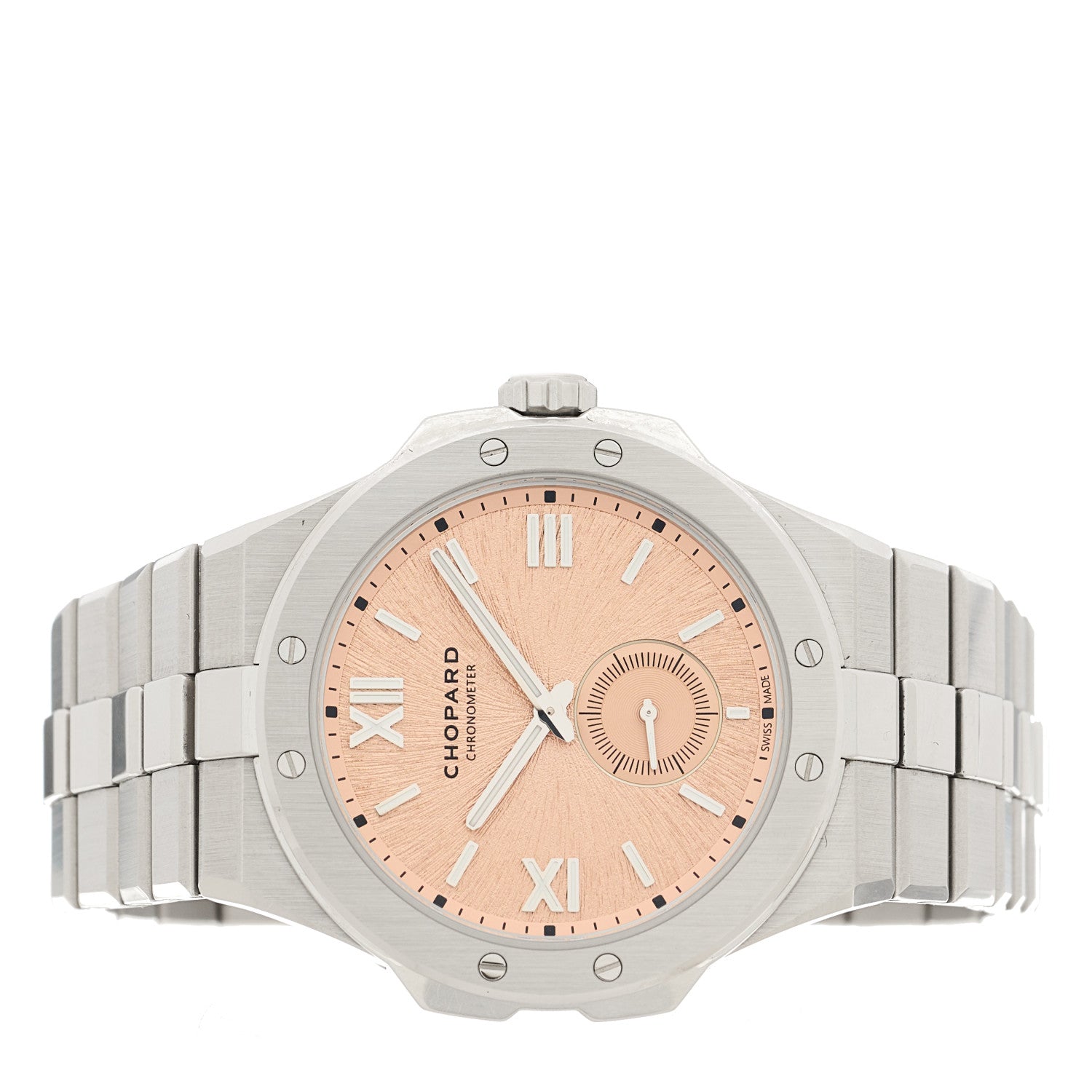 Chopard Stainless Steel 41mm Alpine Eagle Automatic Watch Monte Rosa Pink 2 of 5