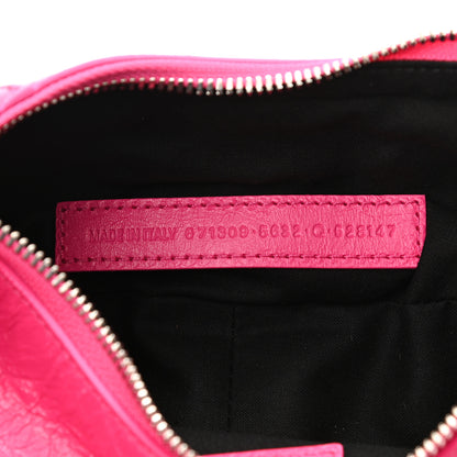 Balenciaga Agneau Arena Le Cagole Shoulder Bag XS Hot Pink 7 of 10