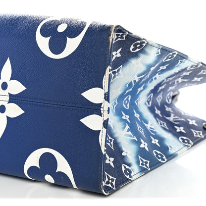 Louis Vuitton Monogram Escale Onthego GM Blue 10 of 13