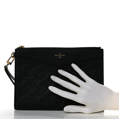 Louis Vuitton Empreinte Pochette Melanie MM Black 2 of 11