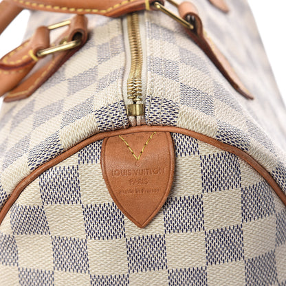 Louis Vuitton Damier Azur Speedy 30 10 of 13