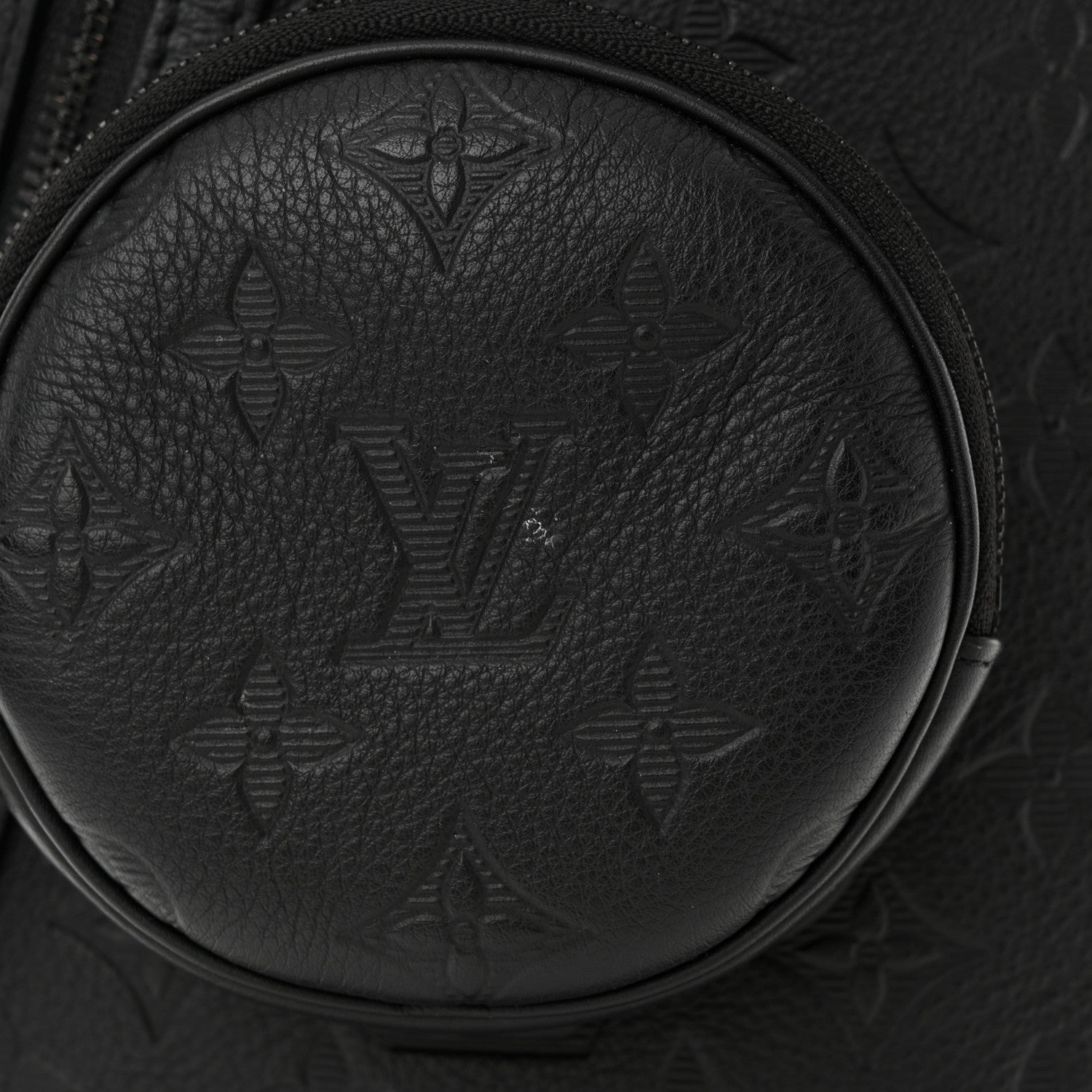 Louis Vuitton Calfskin Shadow Monogram Duo Slingbag Black 10 of 11