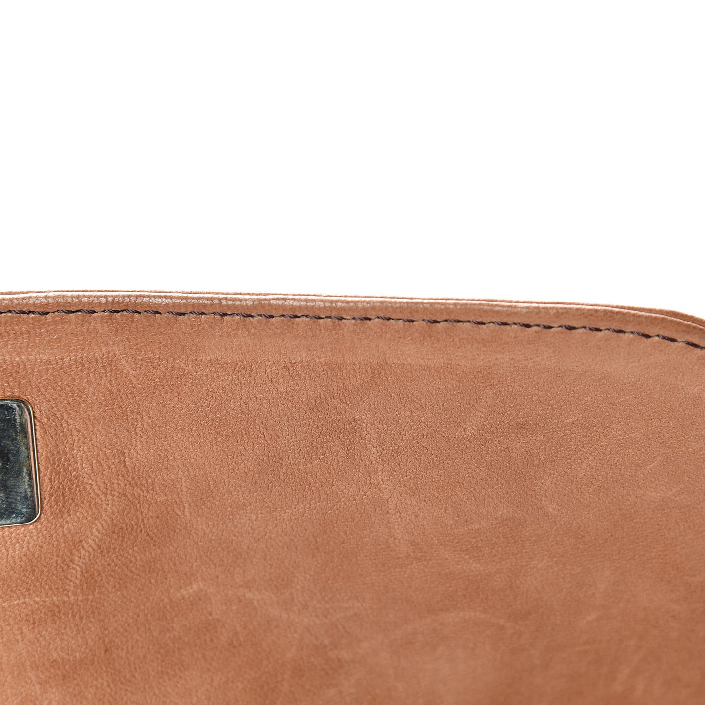 Calfskin Small Chef Shoulder Bag Brown