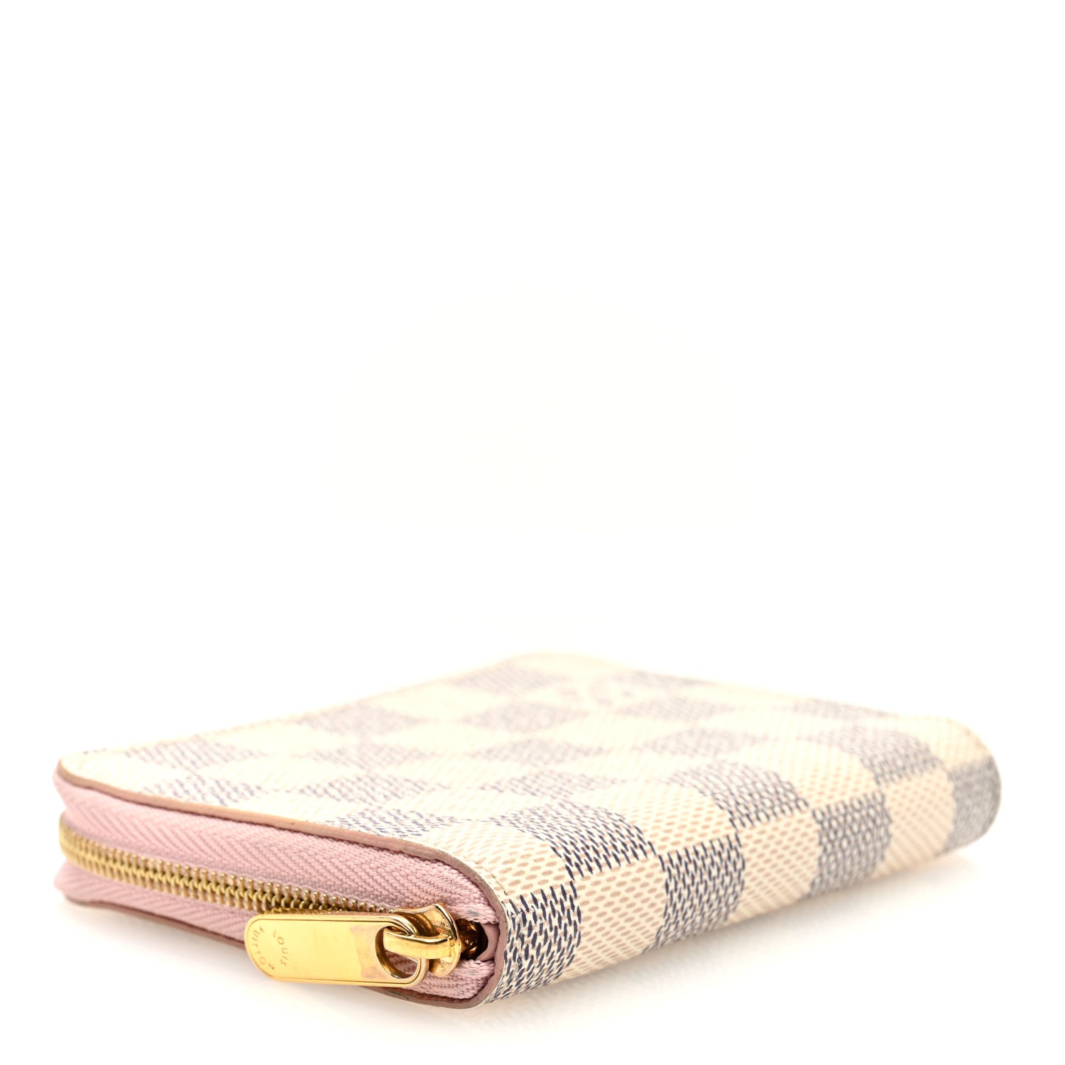 Louis Vuitton Damier Azur Zippy Coin Purse Rose Ballerine 4 of 6