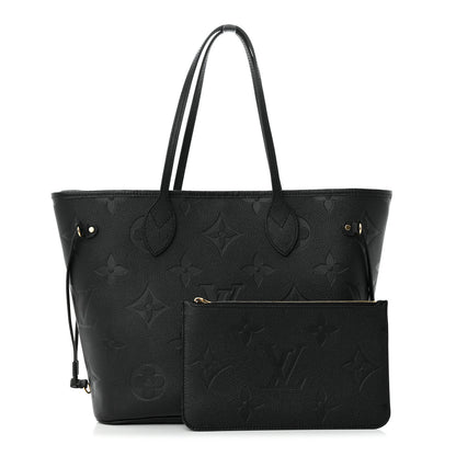 Louis Vuitton Empreinte Monogram Giant Neverfull MM Black 1 of 11