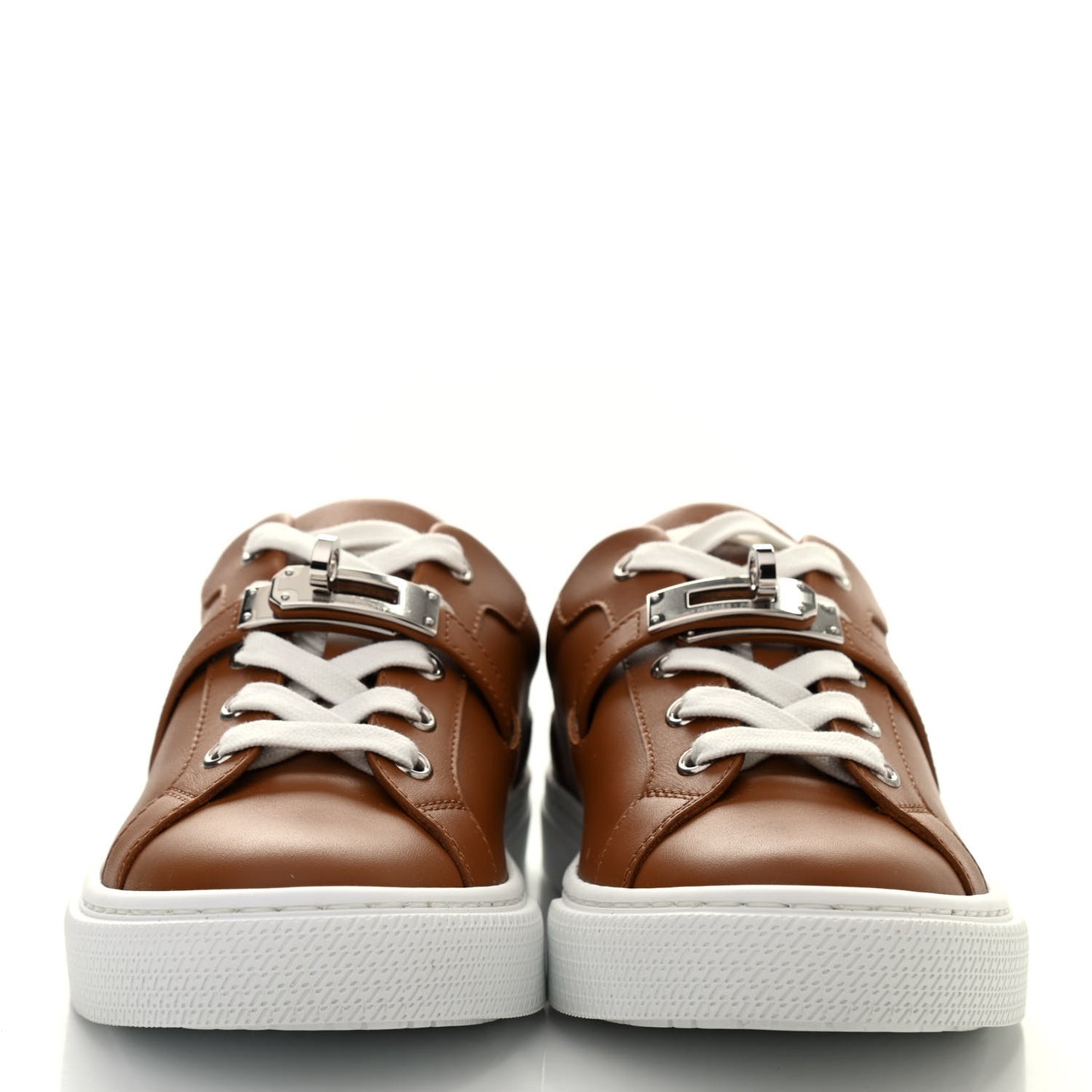 Calfskin Day Sneakers 35 Naturel