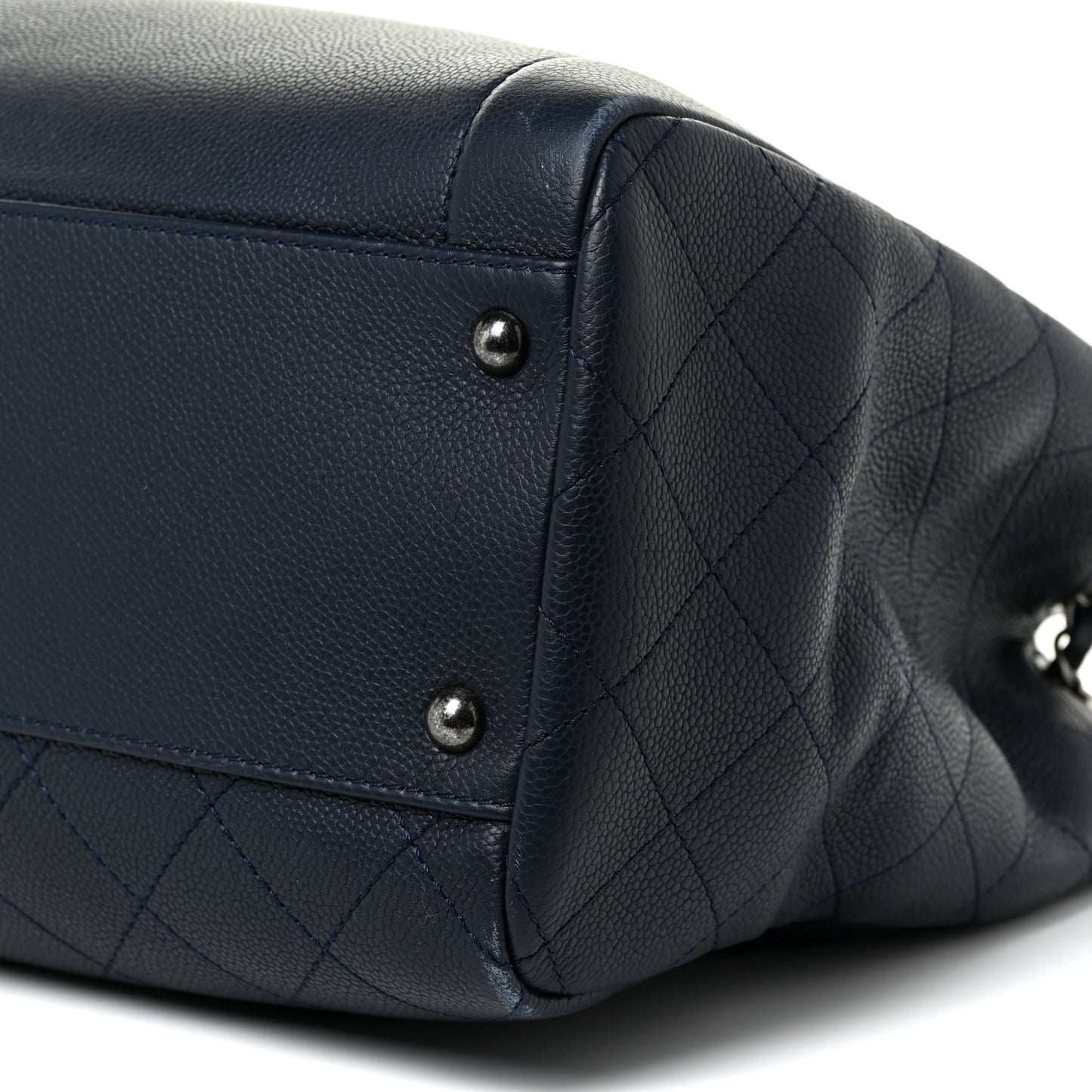 Caviar Large Shopping Tote Navy