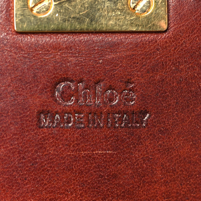 Chloe Snakeskin Drew Shoulder Bag Brown Multicolor 6 of 9