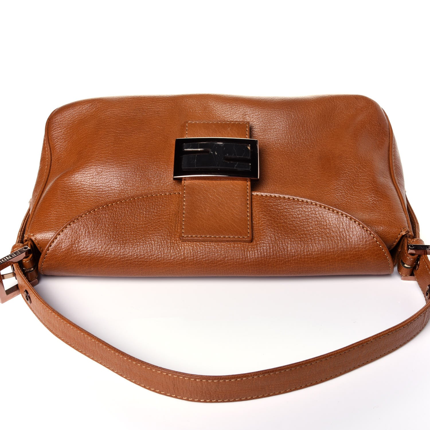 Fendi Calfskin Baguette Miel 9 of 11