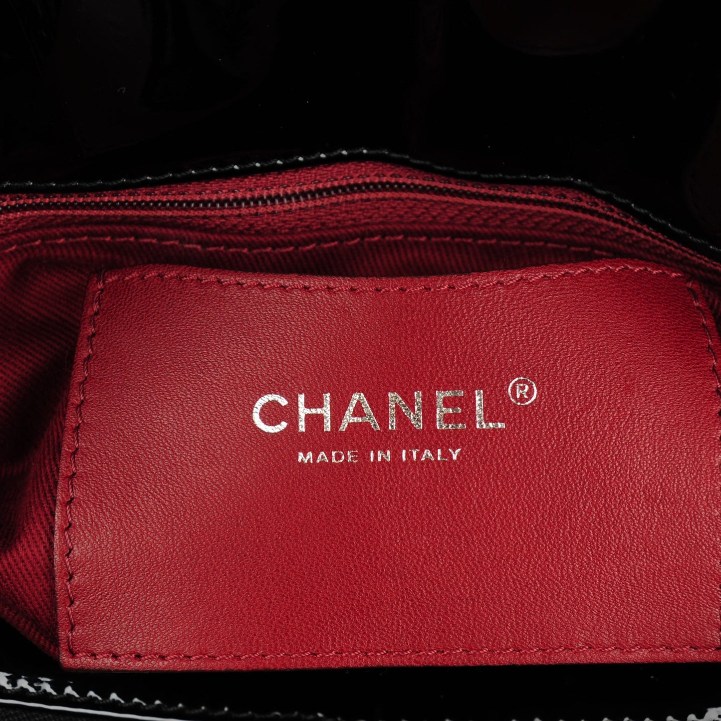 Patent Quilted Medium Just Mademoiselle Black