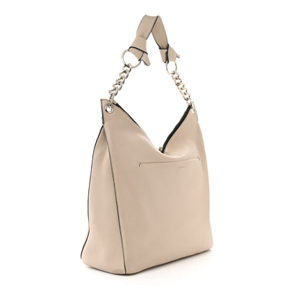 Jimmy Choo Nappa Raven Hobo Beige 3 of 18