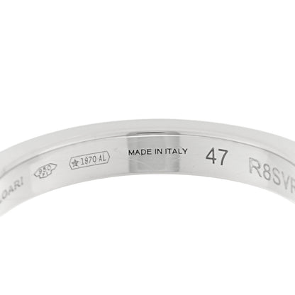 Bulgari Platinum Diamond Dedicata A Venezia Wedding Band Ring 47 4 4 of 5
