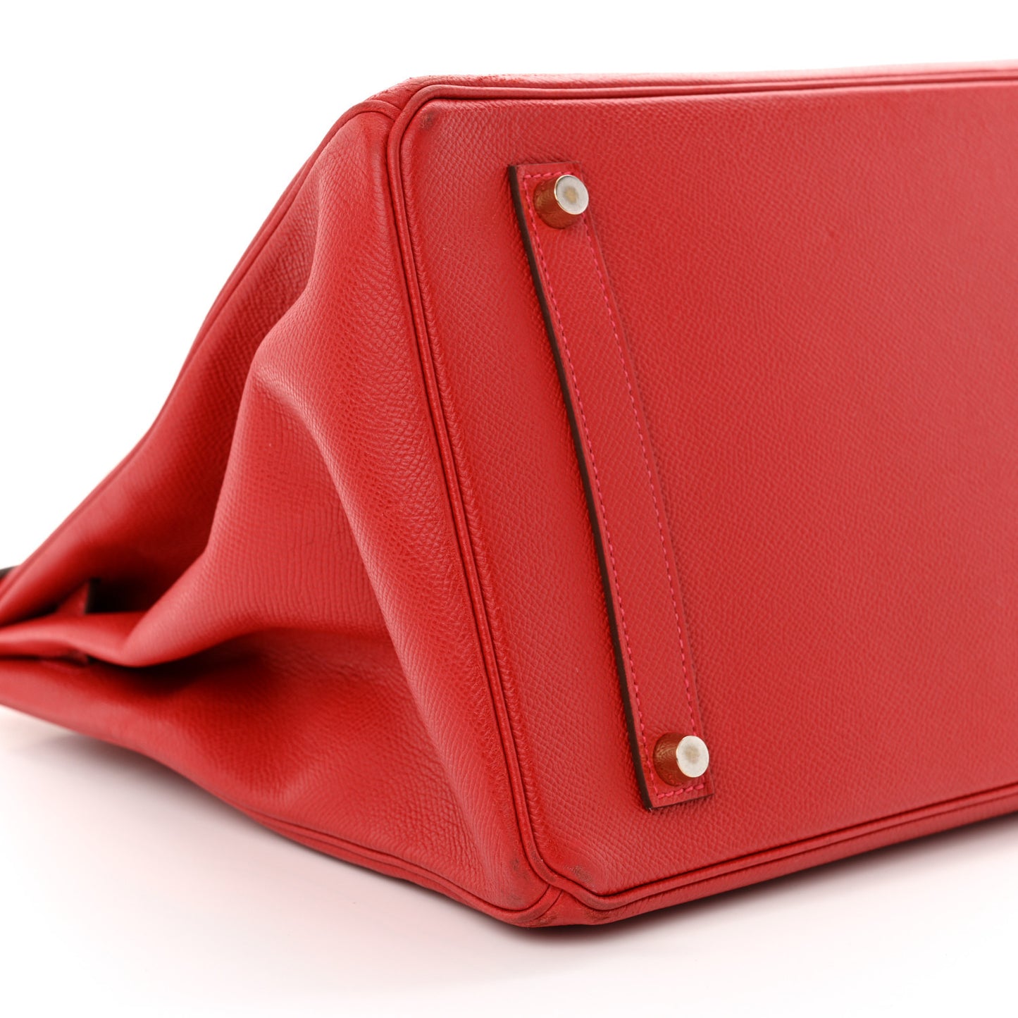 Epsom Birkin 35 Rouge Casaque