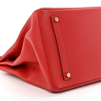 Hermes Epsom Birkin 35 Rouge Casaque 9 of 20